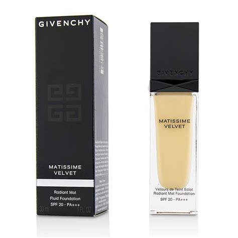 givenchy matissime velvet radiant mat fluid|Matissime Velvet Radiant Mattifying Fluid Foundation SPF 20.